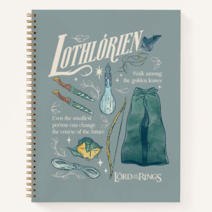 LOTHLORIEN™ Aquarell-Collage-Grafik Notizblock