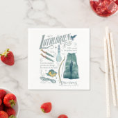 LOTHLORIEN™ Aquarell-Collage-Grafik Serviette (Beispiel)