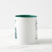 LOTHLORIEN™ Aquarell-Collage-Grafik Tasse (Zentrum)