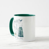 LOTHLORIEN™ Aquarell-Collage-Grafik Tasse (Vorderseite Links)