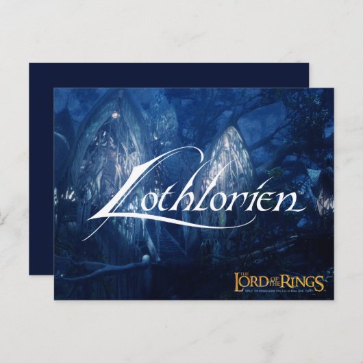 LOTHLORIEN™ Lesezeichen für Personalisierte Namen Postkarte (Vorne/Hinten)