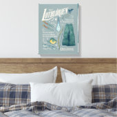 LOTHLORIEN™ Watercolor Collage Graphic Leinwanddruck (Insitu (Schlafzimmer))