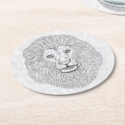 Lötkopf Runder Pappuntersetzer (Angewinkelt)