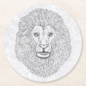 Lötkopf Runder Pappuntersetzer (Vorderseite)