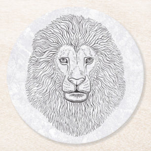 Lötkopf Runder Pappuntersetzer