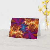 Lötlbrennen Karte (Gelbe Blume)