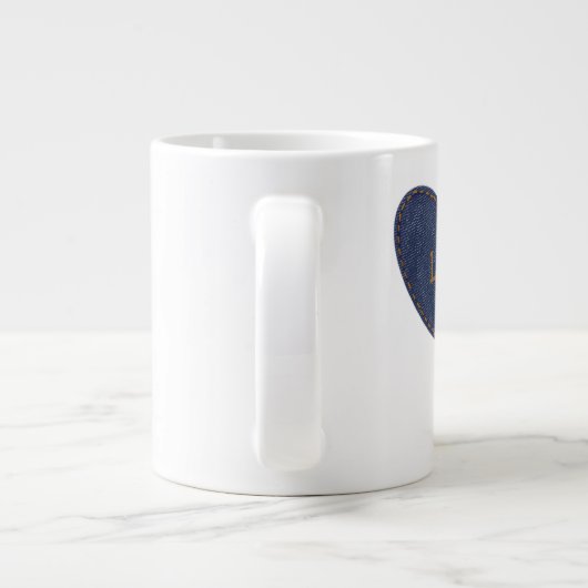 LOTO Jean Heart Patch Jumbo-Tasse (Rückseite)