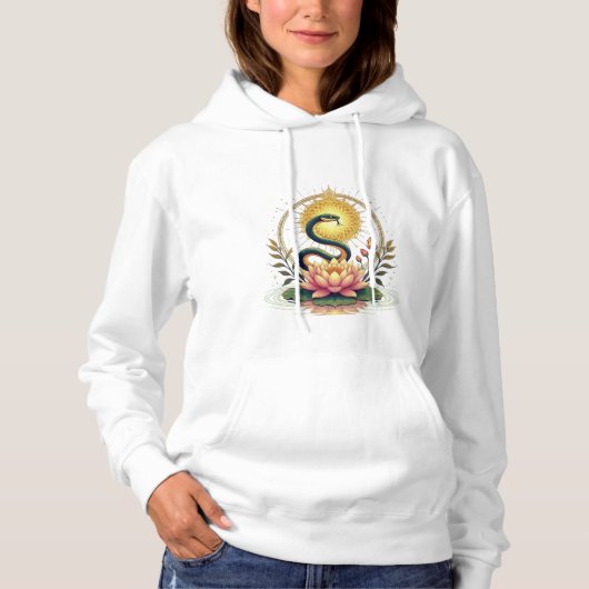 Lotos Aufsteigend Hoodie (Vorderseite)