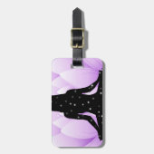 Lotos-Blume Gepäckanhänger (Vorderseite vertikal)