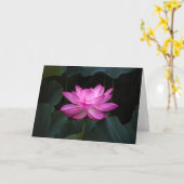 Lotos-Blume Karte (Gelbe Blume)