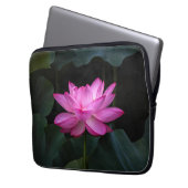 Lotos-Blume Laptopschutzhülle (Vorderseite Links)