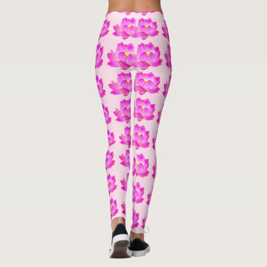 Lotos-Blume Leggings (Rückseite)