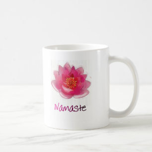 Lotos-Blume "Namaste" Yoga-Geschenke Kaffeetasse