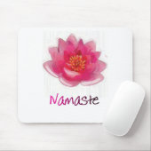 Lotos-Blume "Namaste" Yoga-Geschenke Mousepad (Mit Mouse)