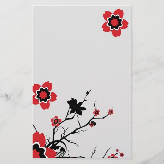 Lotos-Blume stationär Briefpapier (Vorderseite)