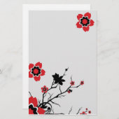 Lotos-Blume stationär Briefpapier (Vorne/Hinten)