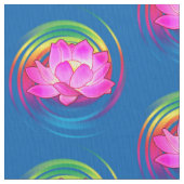 Lotos-Blume Stoff (Nahaufnahme)