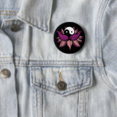 Lotos-Blume und Yin Yang Button (Beispiel)
