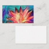 Lotos-Blume Visitenkarte (Vorne/Hinten)