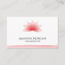 Lotos-Blume Visitenkarte