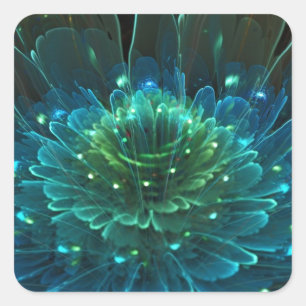 Lotos-Blumen-Begeisterungs-Sammlung Quadratischer Aufkleber