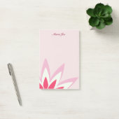 Lotos-Blumen-Blumeninternatsschüler-Drucke Post-it Klebezettel (Büro)