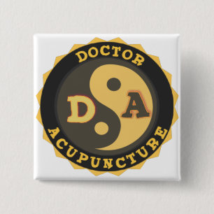 LOTOS-BLUMEN-DOKTOR ACUPUNCTURE DA-LOGO-YIN YANG BUTTON