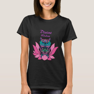 Lotos-Blumen-Eule T-Shirt