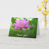 Lotos-Blumen-Grußkarte Karte (Gelbe Blume)