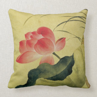 Lotos-Blumen-Mitleid-chinesische feine Kunst Kissen