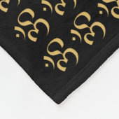 Lotos-Blumen-OM-Fleece-Decke 30" x40 " Fleecedecke (Ecke)