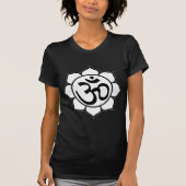 Lotos-Blumen-Om-Symbol T-Shirt (Vorderseite)