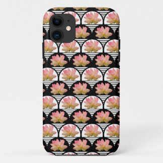 Lotos-Blumen-Retro Druck Case-Mate iPhone Hülle