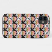 Lotos-Blumen-Retro Druck Case-Mate iPhone Hülle (Rückseite (Horizontal))
