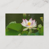 Lotos-Blumen-Teiche Visitenkarte (Rückseite)