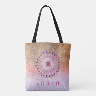 Lotos-Blumewatercolor-Hochzeits-Braut Tasche