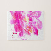 Lotos-BlumeWatercolor Puzzle (Horizontal)