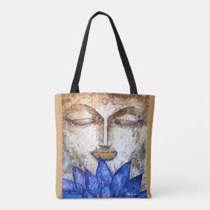Lotos-Buddhawatercolor-Kunst-Tasche Tasche