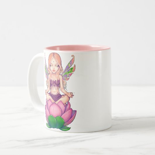 "Lotos-Fee-" Tasse (Vorderseite Links)