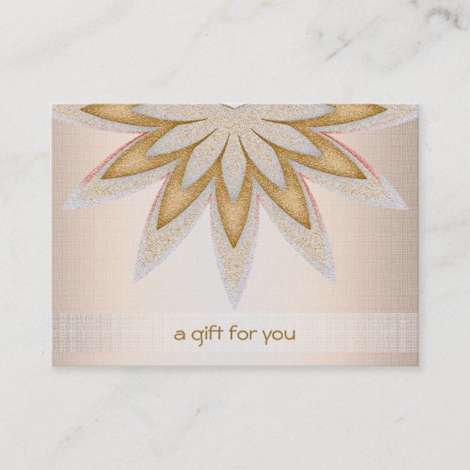 Lotos-Haar-Salon und Rabattkarte (Vorderseite)