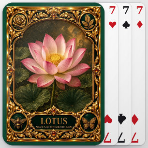 Lotos, Juwelen-Erbstück-Kunst Spielkarten