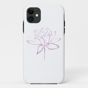 Lotos-Kalligrafie (Lavendel) Case-Mate iPhone Hülle