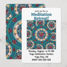 Lotos-Mandala Lotosblumen-Meditations-Retreat