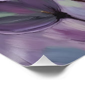 Lotos – Ölmalerei Poster (Ecke)