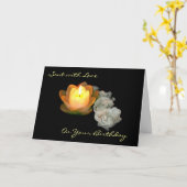 Lotos-Rose Karte (Gelbe Blume)