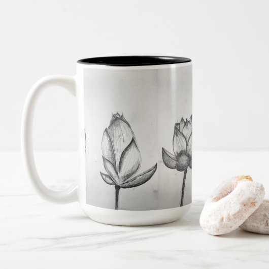 Lotos-Tasse Zweifarbige Tasse (Mit Donut)