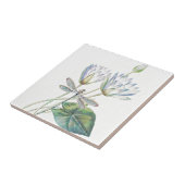 Lotos und Libelle Fliese (Seite)