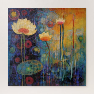 Lotos- und Wasserlilien-Puzzle Puzzle