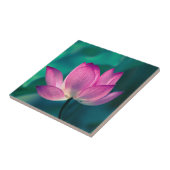Lotos-Wasser-Lilien-Blume Fliese (Seite)