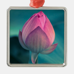 Lotos-Wasser-Lilien-Blume Ornament Aus Metall